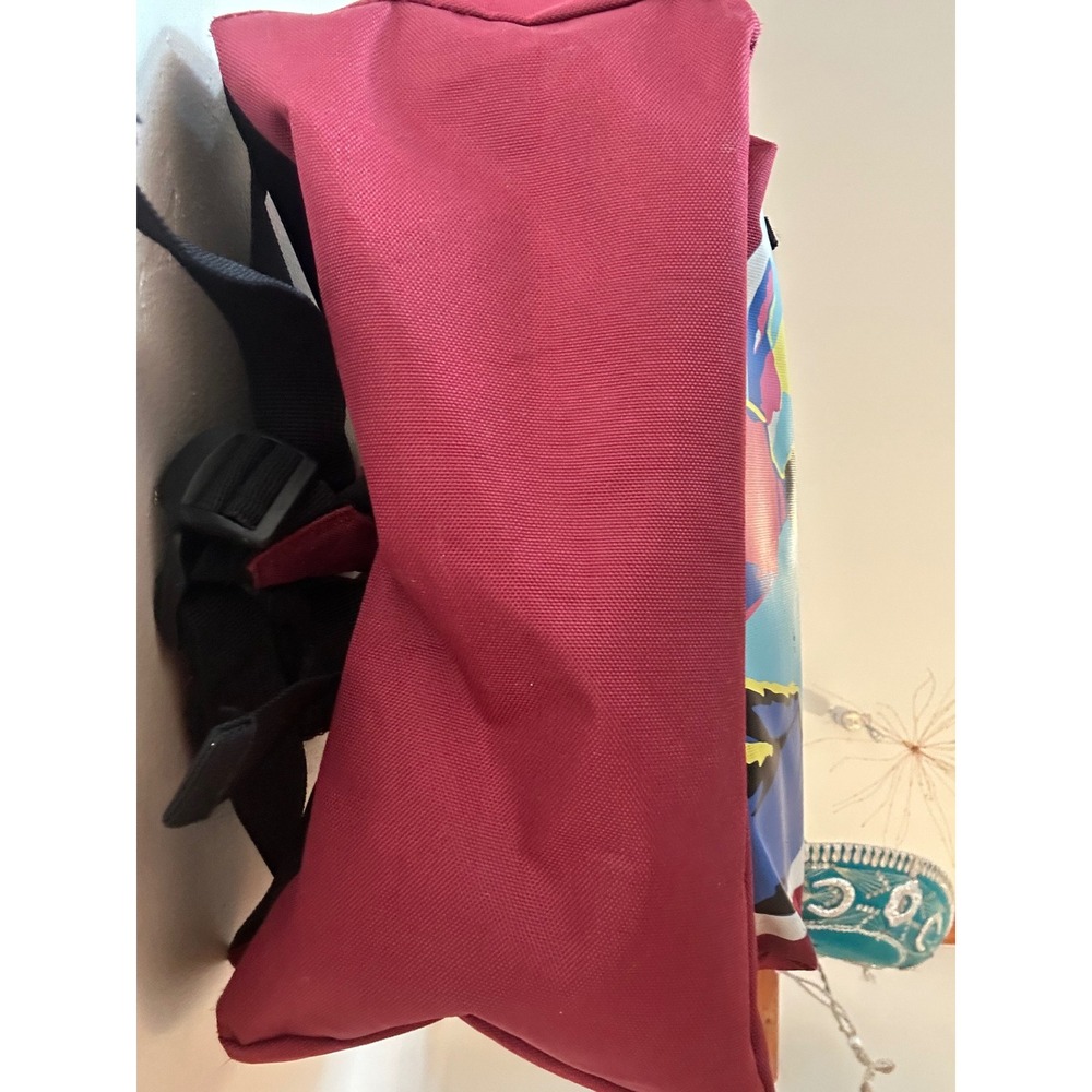 Beetlejuice Handbook for the Recently Deceased Backpack Maroon Burgundy Bag - Picture 11 of 14